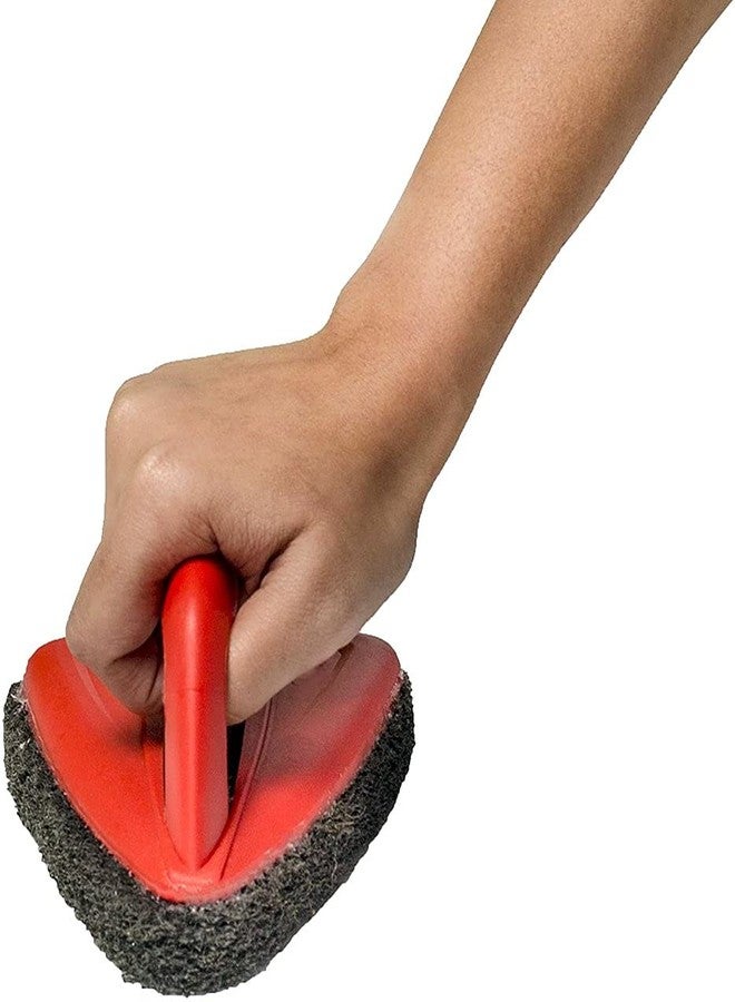 VastateBathroom Brush with Abrasive Scrubber for Superior Tile Cleaning - Image 3